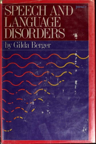 Cover of Speech and language disorders