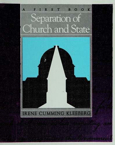 Cover of Separation of church and state