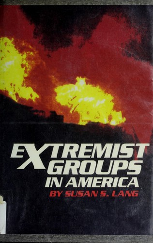 Cover of Extremist groups in America