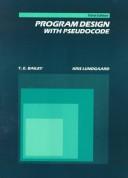 Cover of Program design with pseudocode