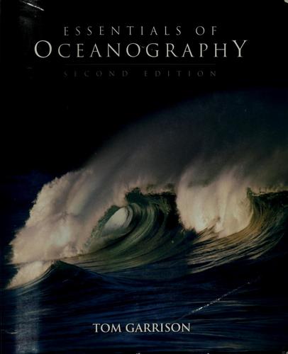 Cover of Essentials of oceanography
