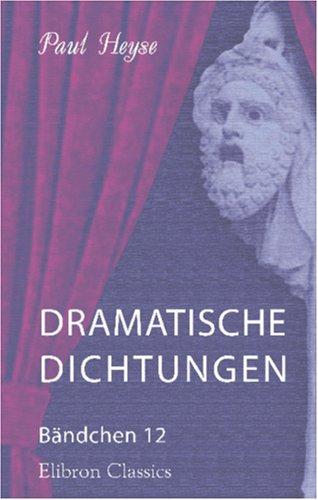Cover of Dramatische Dichtungen