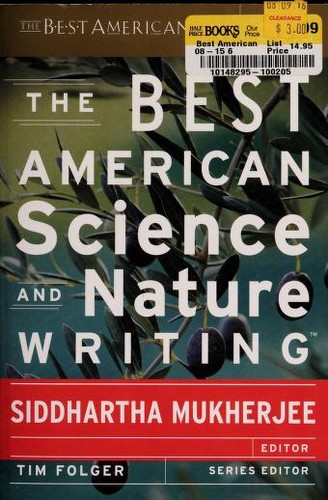 Cover of The best American science and nature writing 2013