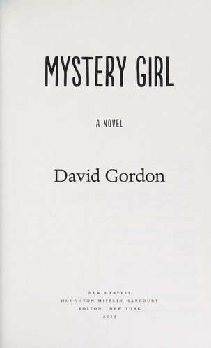 Cover of Mystery girl