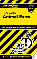 Cover of CliffsNotes on Orwell's Animal Farm