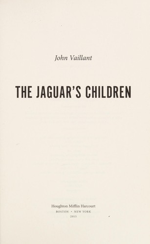 Cover of The jaguar's children