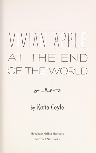 Cover of Vivian Apple at the end of the world