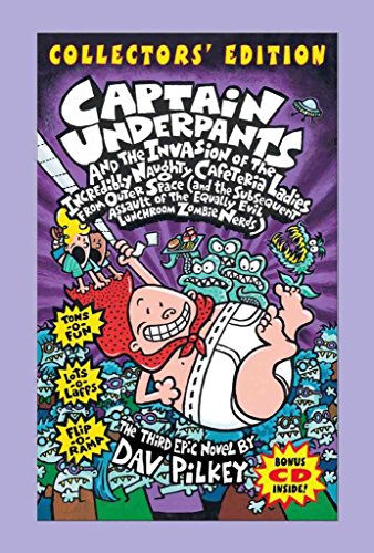 Cover of Captain Underpants and the Invasion of the Incredibly Naughty Cafeteria Ladies from Outer Space
