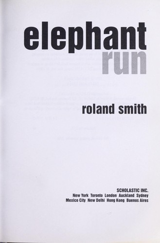 Cover of Elephant run