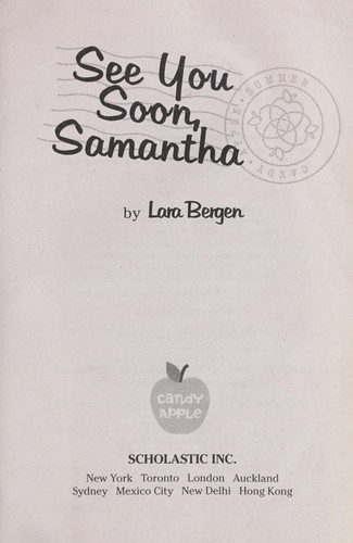 Cover of See you soon, Samantha
