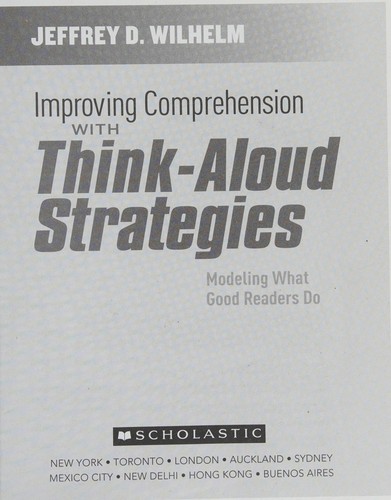 Cover of Improving Comprehension with Think Aloud Strategies