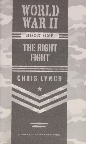 Cover of The right fight