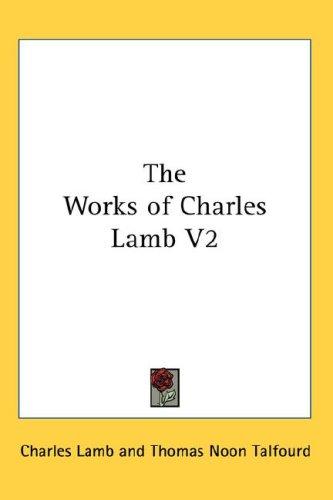Cover of The Works of Charles Lamb V2