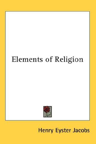 Cover of Elements of Religion