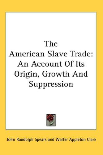 Cover of The American slave-trade