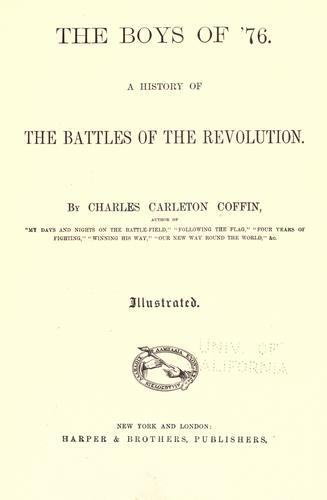 Cover of The boys of '76