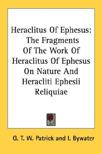 Cover of Heraclitus Of Ephesus