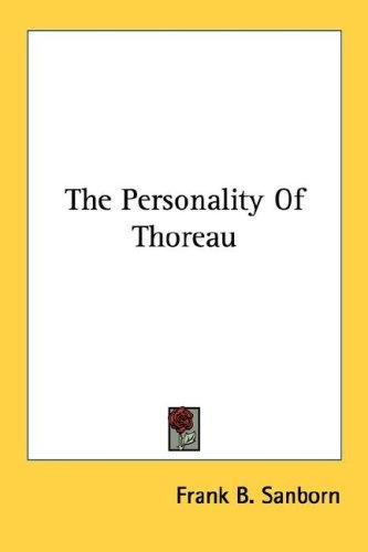 Cover of The Personality Of Thoreau