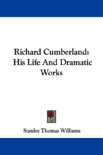 Cover of Richard Cumberland