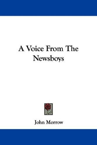 Cover of A voice from the newsboys