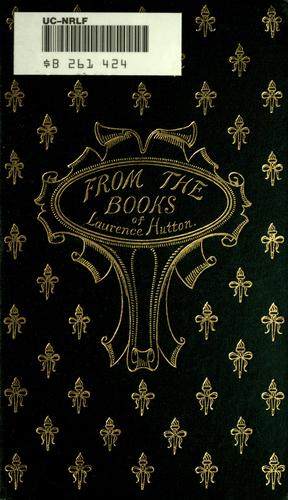 Cover of From The Books Of Laurence Hutton