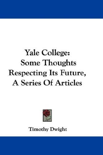 Cover of Yale College