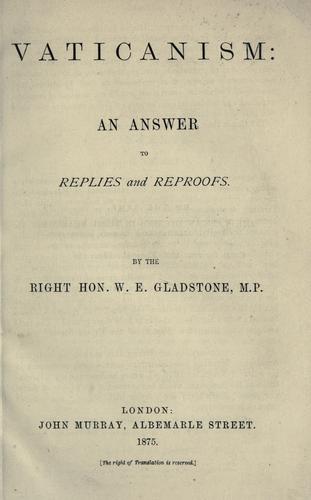 Cover of Vaticanism