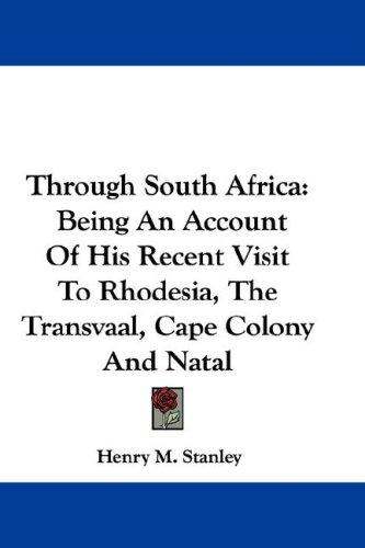 Cover of Through South Africa