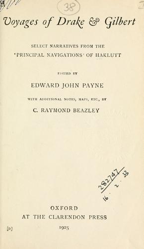 Cover of Voyages of Drake & Gilbert