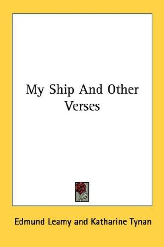 Cover of My Ship And Other Verses