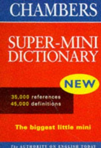 Cover of Chambers Super-Mini English