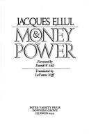 Cover of Money & power