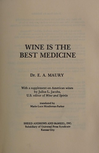 Cover of Soignez-vous par le vin