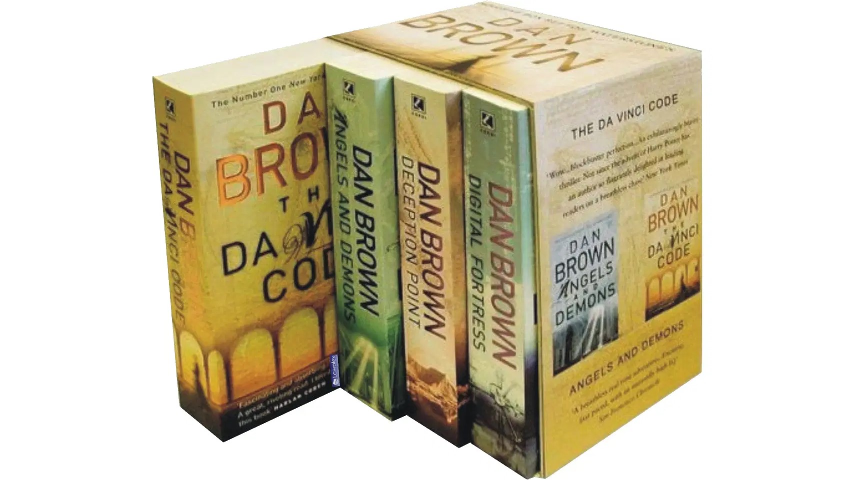 Cover of Dan Brown 4-Book Boxset