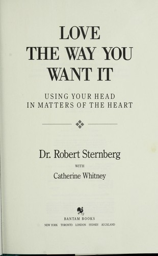 Cover of Love the way you want it