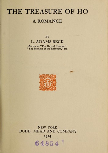 Cover of The Treasure of Ho