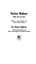 Cover of Nuclear Madness What You Can Do