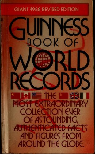 Cover of Guinness book of world records, 1988