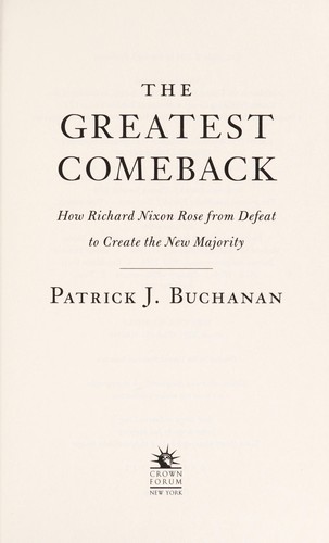 Cover of The greatest comeback