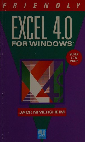 Cover of Friendly Excel 4.0 for windows