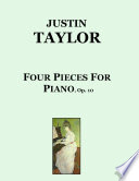 Cover of Taylor-Four Pieces For Piano, Op. 10