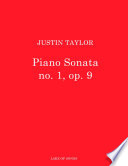 Cover of Taylor-Piano Sonata No. 1 In F Minor, op. 9