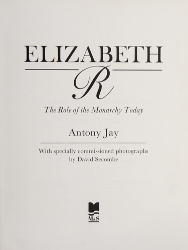 Cover of Elizabeth R