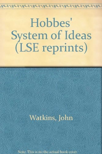 Cover of Hobbes's system of ideas
