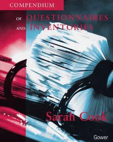 Cover of Compendium of questionnaires and inventories