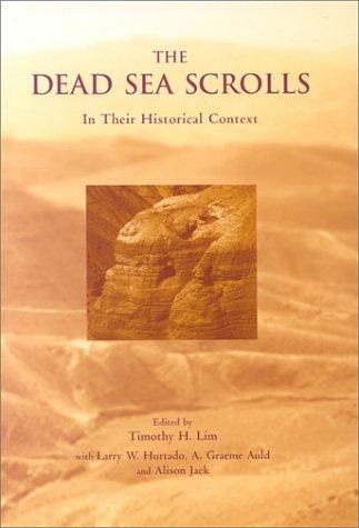 Cover of The Dead Sea Scrolls in Their Historical Context