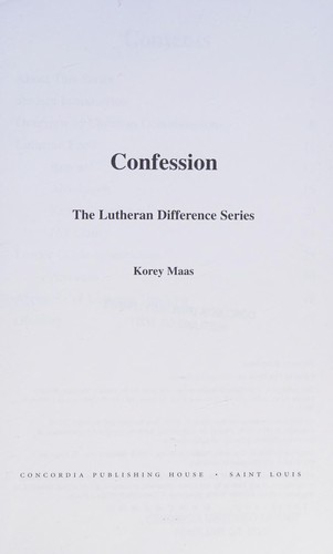 Cover of Confession
