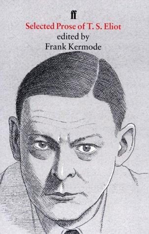 Cover of Selected Prose of T. S. Eliot