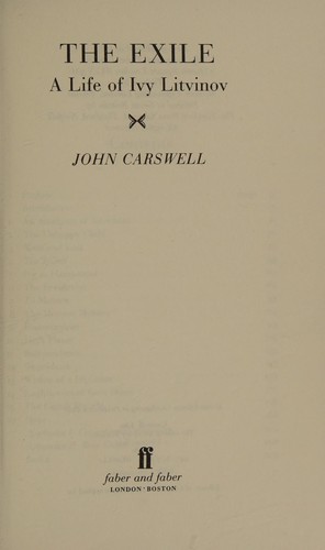 Cover of The exile
