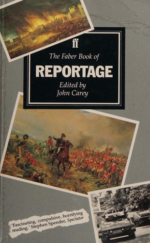Cover of The Faber book of reportage